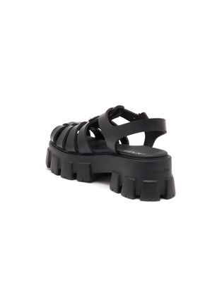  - PRADA - Logo Plaque Lug Sole Fisherman Sandals