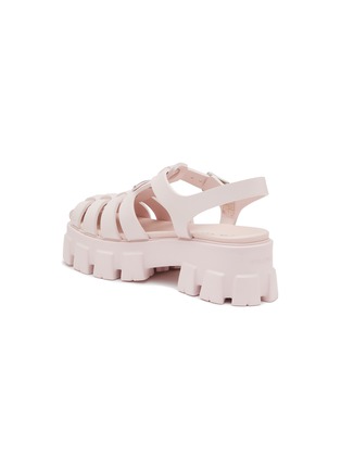  - PRADA - ‘Monolith’ Logo Plaque Platform Fisherman Sandals