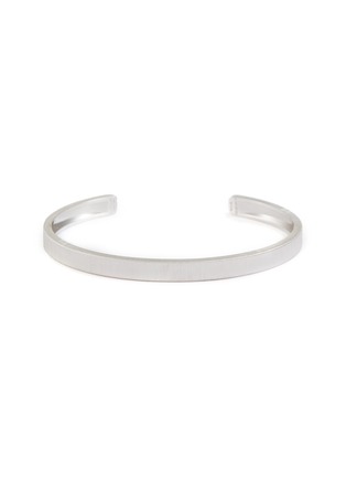 Main View - Click To Enlarge - BUCCELLATI - Macri Men's Rhodium Plated 18K White Gold Bracelet — 18cm