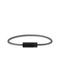 Main View - Click To Enlarge - LE GRAMME - 7G Brushed Ceramic Pyramid Guilloché Cable Bracelet