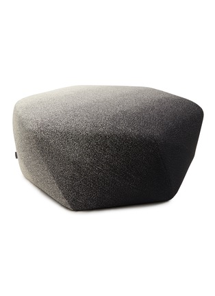 Main View - Click To Enlarge - MOROSO - Brook Ottoman — White/Black Neon