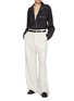 Figure View - Click To Enlarge - BARENA - Piping Wool Pyjama Shirt