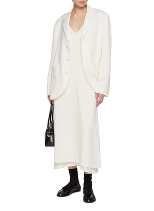 Figure View - Click To Enlarge - BARENA - Single Breasted Blazer