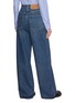 Back View - Click To Enlarge - PRADA - Wide Leg Medium Wash Jeans