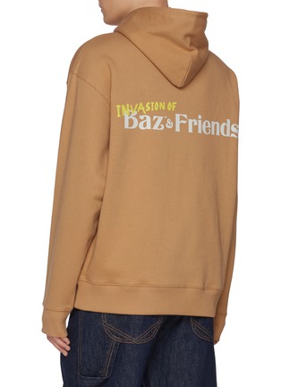 Back View - Click To Enlarge - BAZ & FRIENDS - Max Print Cotton Hoodie