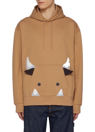 Main View - Click To Enlarge - BAZ & FRIENDS - Max Print Cotton Hoodie