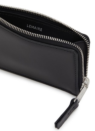 Detail View - Click To Enlarge - LEMAIRE - Patina Zip Coin Card Holder