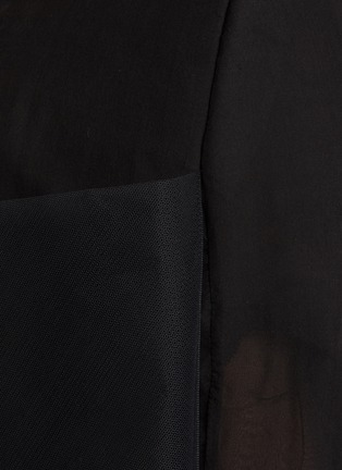  - RICK OWENS  - Sheer Back Long Neue Coat
