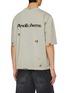 Back View - Click To Enlarge - WE11DONE - Peaches Bear ID Card Print Cotton T-shirt