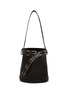 Main View - Click To Enlarge - PRADA - Studded Belted Leather Bucket Bag