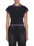 Main View - Click To Enlarge - T BY ALEXANDER WANG - Layered Shrunken Polo Shirt