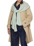 Figure View - Click To Enlarge - JANAVI - Floral Placement Merino Wool Scarf