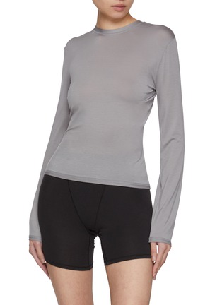 Figure View - Click To Enlarge - CDLP - Lightweight Long Sleeve T-shirt