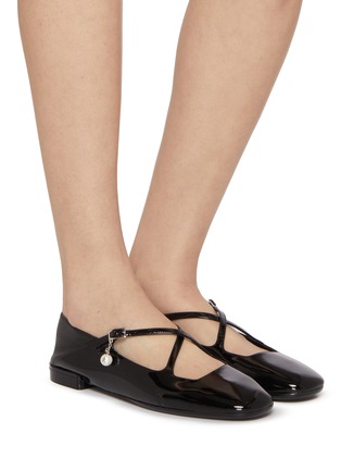 JIMMY CHOO | Eleri Patent Leather Mary Jane Flats