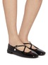 Figure View - Click To Enlarge - JIMMY CHOO - Eleri Patent Leather Mary Jane Flats