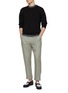 Figure View - Click To Enlarge - JOHN SMEDLEY - Crewneck Cashmere Silk Sweater