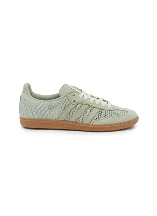Main View - Click To Enlarge - ADIDAS - Samba OG Low Top Woven Knit Women's Sneakers